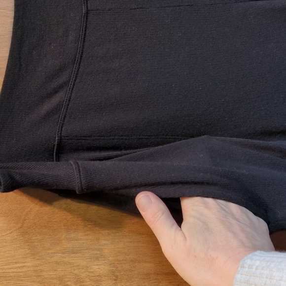 Athleta Well Rested Rib Sleep Wide Leg Pajama Pant In Black Size XL - Picture 7 of 11